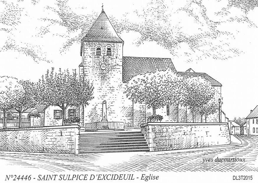 N 24446 - ST SULPICE D EXCIDEUIL - glise